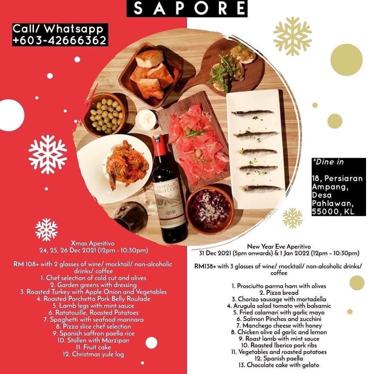 Sapore Italian Spanish&nbsp;Restaurant